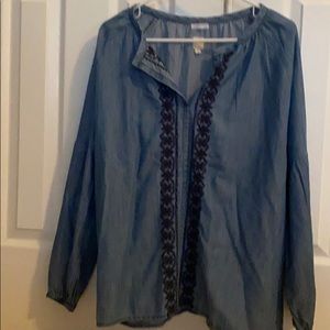 jag boho embroidered long sleeve